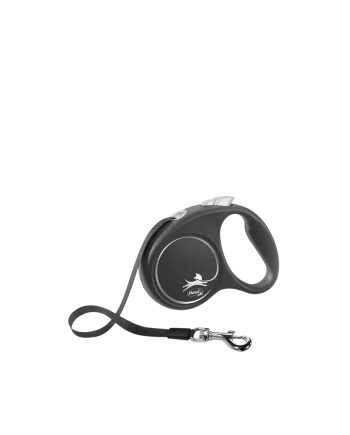 AKSESOAR POVODAC ZA PSA FLEXI BLACK DIZAJN TAPE S BLACK Trixie