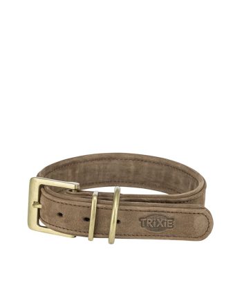 OGRLICA ZA PSA LEATHER M BROWN Trixie