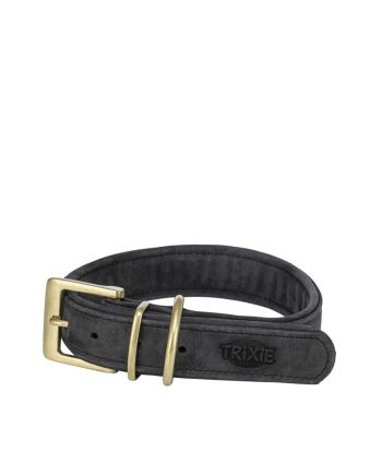 OGRLICA ZA PSA LEATHER L BLACK Trixie