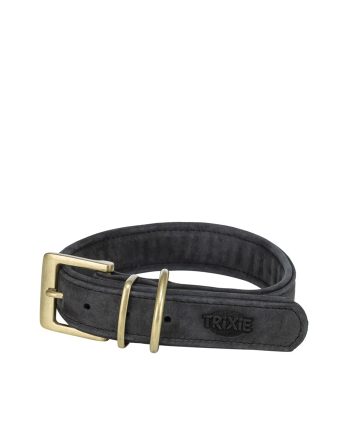 OGRLICA ZA PSA LEATHER L XL BLACK Trixie