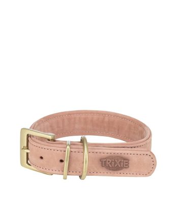 OGRLICA ZA PSA LEATHER L XL ROSE Trixie