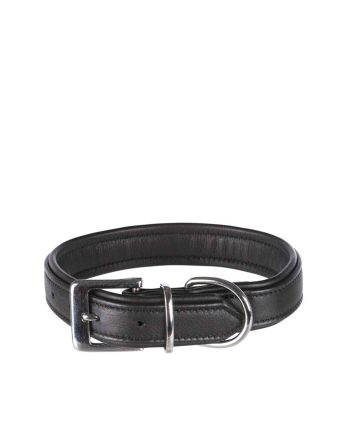 OGRLICA ZA PSA LEATHER ACTIVE COMFORT M L BLACK Trixie