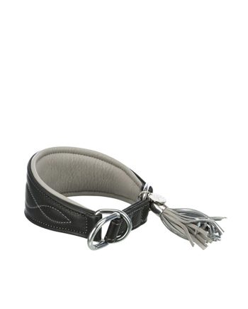 OGRLICA ZA PSA HRTA LEATHER XS BLACK Trixie