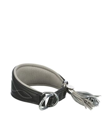 OGRLICA ZA PSA HRTA LEATHER XS S BLACK Trixie