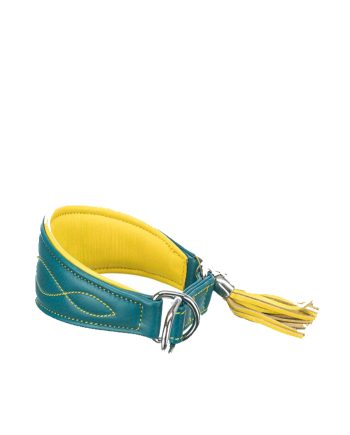 OGRLICA ZA PSA HRTA LEATHER XS PETROL BLUE Trixie