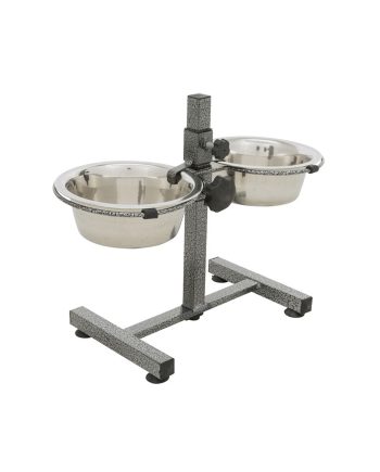 DRŽAČ SA DVE ČINIJE ROSTFRAJ ZASEBNO XS SILVER Trixie