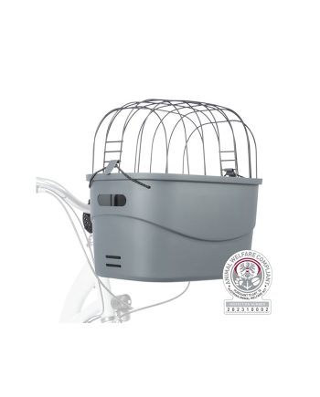 AKSESOAR ZA LJUBIMCA KORPA ZA BICIKL PREDNJA PLASTIC GRAY Trixie