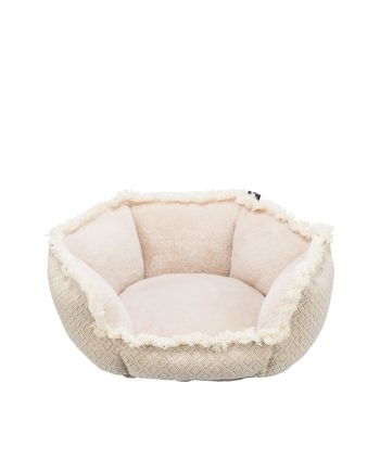 KREVET LEŽALJKA ZA PSA BOHO XS ROUND BEIGE Trixie