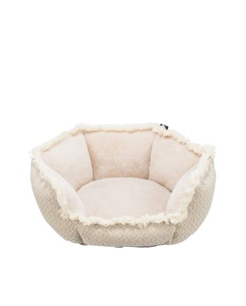 KREVET LEŽALJKA ZA PSA BOHO S ROUND BEIGE Trixie