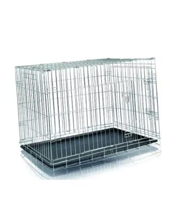 AKSESOAR ZA LJUBIMCA TRANSPORTNI IV SKLOPIVI ŽIČANI KAVEZ SILVER Trixie