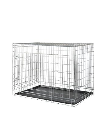 AKSESOAR ZA LJUBIMCA TRANSPORTNI SKLOPIVI ŽIČANI KAVEZ BLACK Trixie