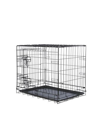 AKSESOAR ZA LJUBIMCA TRANSPORTNI VII SKLOPIVI ŽIČANI KAVEZ BLACK Trixie