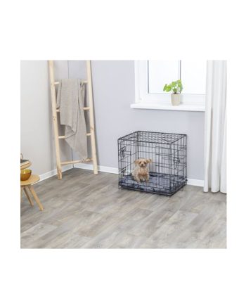 AKSESOAR ZA LJUBIMCA TRANSPORTNI L SKLOPIVI ŽIČANI KAVEZ BLACK Trixie