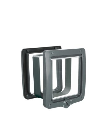 AKSESOAR ZA LJUBIMCA VRATA SA 4 NAČINA OTVARANJA BLACK Trixie