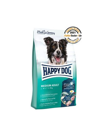 HD MEDIUM FIT&WELL ADULT 12KG GRATIS Happy Dog
