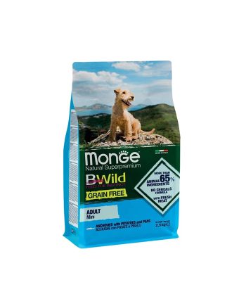 MGB BWILD GRAIN FREE MINI INĆUN/KROMPIR/GRAŠAK 2.5KG Monge