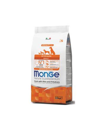 MGM ALL BREEDS ADULT PATKA/PIRINAČ/KROMPIR 15KG Monge