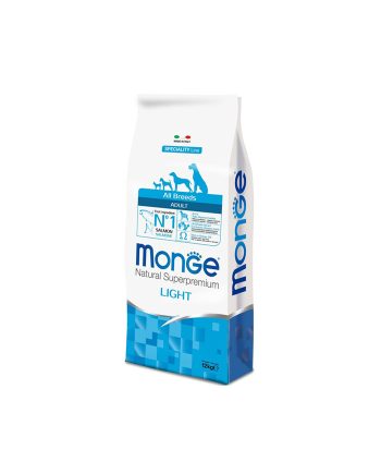 MGM ALL BREEDS MONOPROTEIN LIGHT ADULT LOSOS/PIRINAČ 12KG Monge