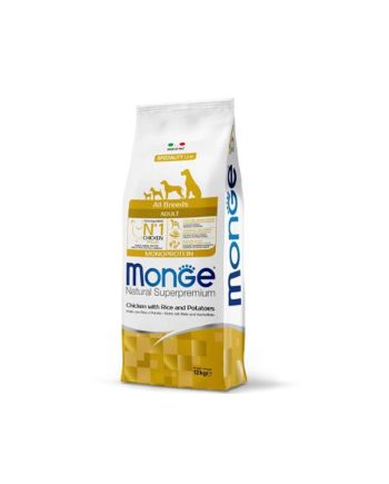 MGM ALL BREEDS ADULT PILETINA/PIRINAČ/KROMPIR 12KG Monge