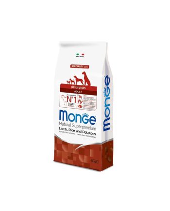 MGM ALL BREEDS MONOPROTEIN ADULT JAGNJETINA/PIRINAČ/KROMPIR 12KG Monge