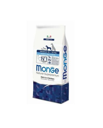 MGM MEDIUM PUPPY&JUNIOR PILETINA 12KG Monge