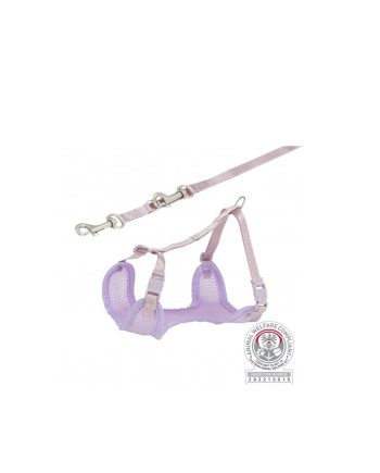 AM OGRLICA POJAS ZA PSA SA POVODCEM JUNIOR M L 36-50CM PURPLE  Trixie
