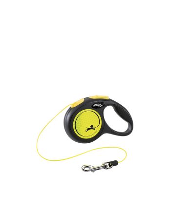 AKSESOAR POVODAC ZA PSA FLEXI LINE S1 NEON YELLOW BLACK Trixie