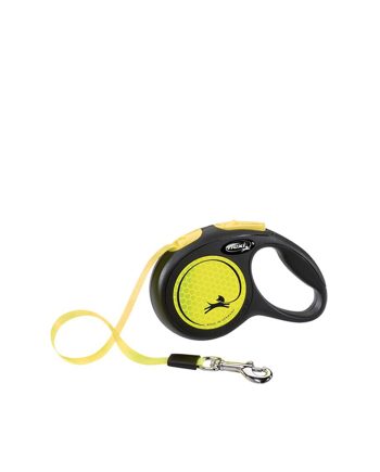 AKSESOAR POVODAC ZA PSA FLEXI LINE S NEON YELLOW BLACK Trixie