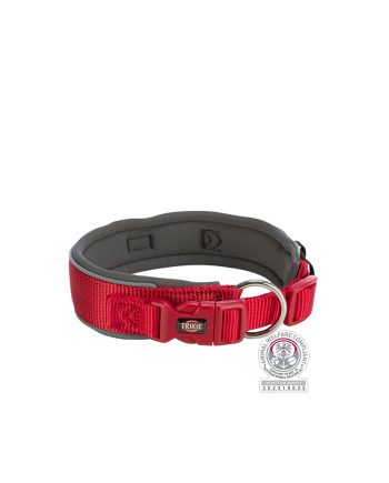 OGRLICA ZA PSA PREMIUM EKSTRA ŠIROKA L XL 5CM RED Trixie