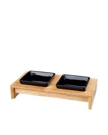 ČINIJE KERAMIČKE DRVO BEIGE BLACK Trixie