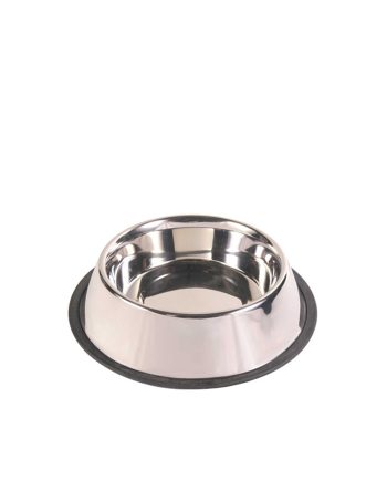 ČINIJA ROSTFRAJ SA GUMENIM OBRUČEM SILVER Trixie