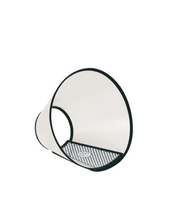 OGRLICA KRAGNA ZAŠTITNA ZA PSA SA ČIČAK TRAKOM 50 58/28cm WHITE Trixie