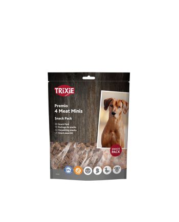 ČETIRI VRSTE MESA PILETINA/PAČETINA/JAGNJETINA/GOVEDINA 4X100G PREMIO 400G Trixie