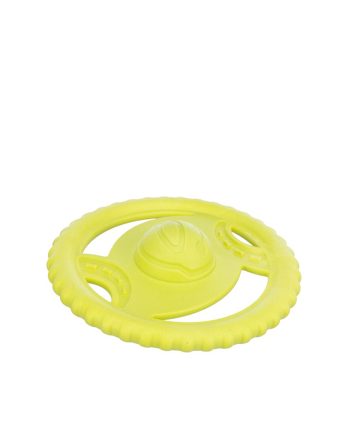 IGRAČKA PLASTIČNA AQUA TOY FRIZBI YELLOW Trixie