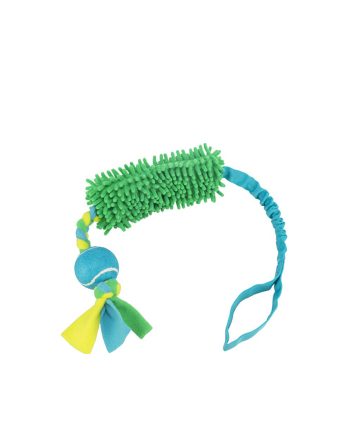 IGRAČKA PLIŠANA SA TENISKOM LOPTICOM ZA NATEZANJE BLUE Trixie