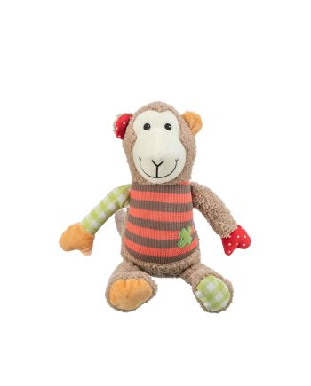 IGRAČKA PLIŠANA ZVUČNA MAJMUN MULTICOLOR BROWN Trixie