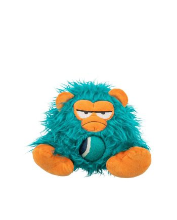 IGRAČKA PLIŠANA ZVUČNA ČUDOVIŠTE SA TENISKOM LOPTICOM BLUE Trixie