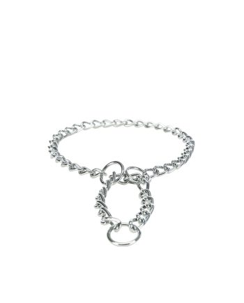 OGRLICA ZA PSA DAVILICA JEDNOREDNA HROMIRANA SA HVATALJKOM 50CM/3MM METAL Trixie