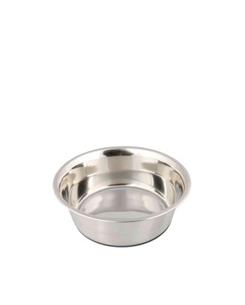 ČINIJA ROSTFRAJ SA ŽLEBOM I GUMOM METAL M SILVER Trixie