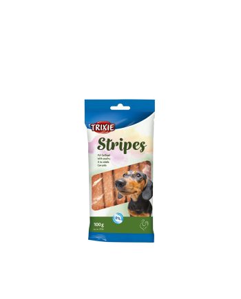 POSLASTICA ZA PSA STRIPES SA PILETINOM 100G Trixie