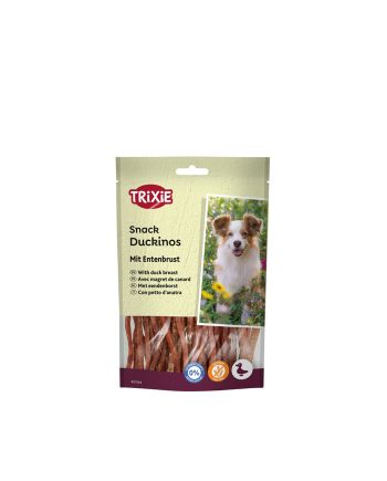 POSLASTICA ZA PSA DUCKINOS SA PAČETINOM PREMIO 80G Trixie