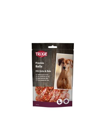 POSLASTICA ZA PSA KUGLICE SA PAČETINOM I PIRINČEM PREMIO 80G Trixie