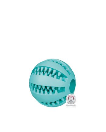 IGRAČKA GUMENA DENTA FUN LOPTA MINT BLUE Trixie