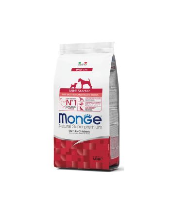 MGM DOG BFB MINI STARTER PILETINA 1.5KG Monge