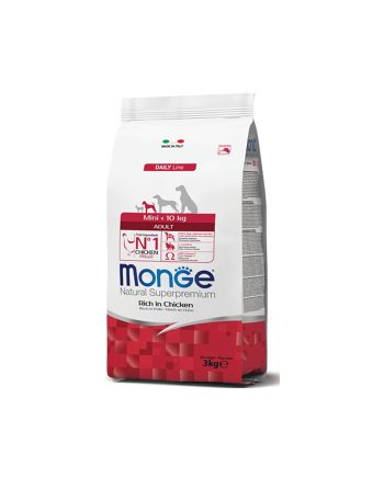 MGM SMALL ADULT RICH PILETINA 3KG Monge