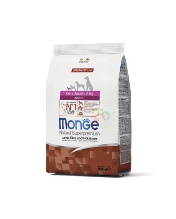 MGM EXTRA SMALL ADULT JAGNJETINA/PIRINAČ/KROMPIR 800G Monge