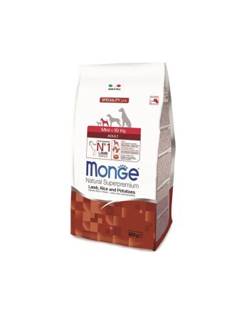 MGM DOG MONOPROTEIN MINI ADULT JAGNJETINA/PIRINAČ/KROMPIR 800G Monge