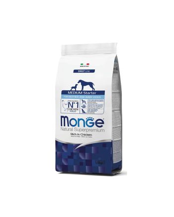 MGM DOG BFB STARTER MEDIUM PILETINA 1.5KG Monge