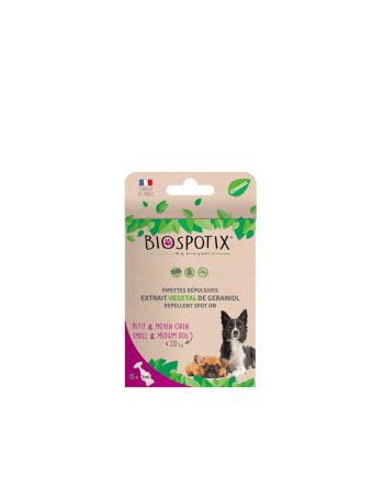 NEGA DLAKE I KRZNA PSA PREPARAT BIOSPORIX DOG SPOT ON S-M 5X1ML Biogance