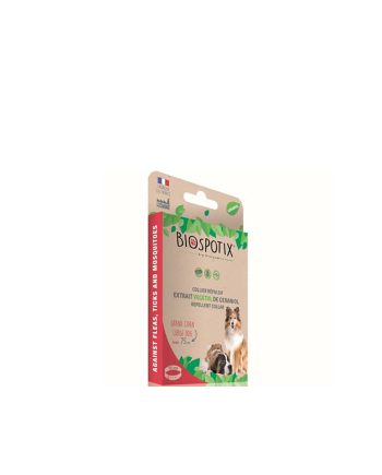 OGRLICA PROTIV BUVA I KRPELJA BIOSPORIX LARGE DOG COLLAR 75CM Biogance